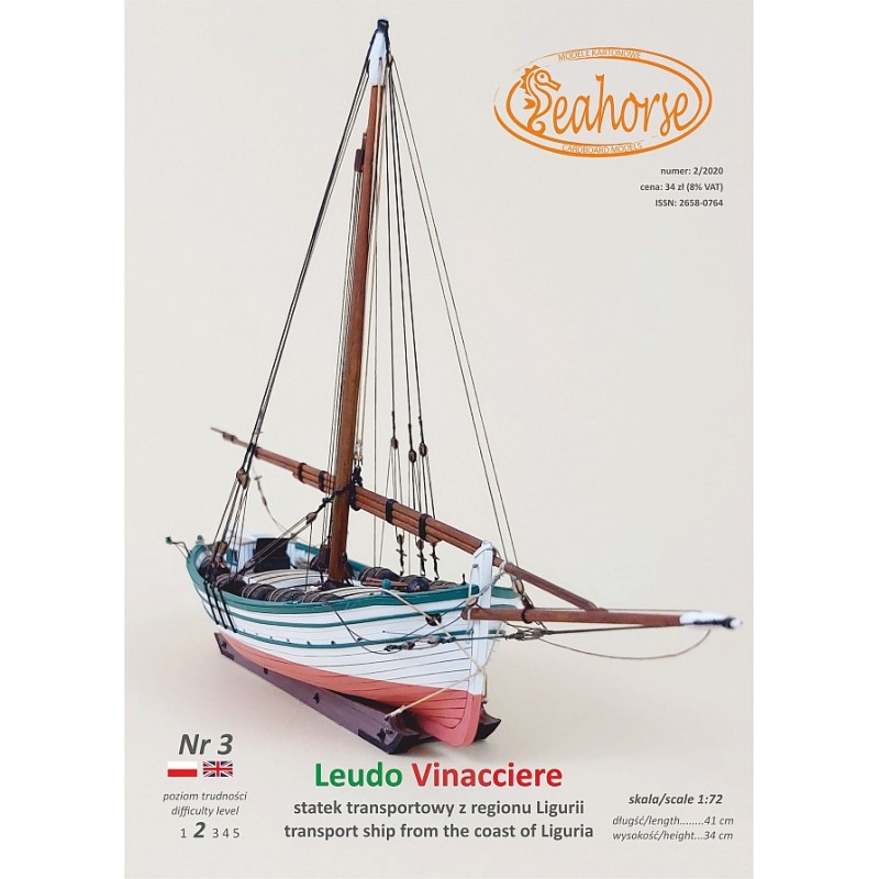 Paper sailship "Leudo vinacciere"