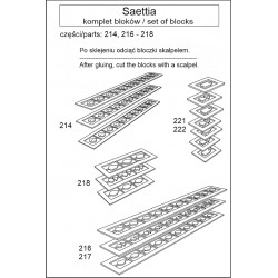 Saettia - set of blocks
