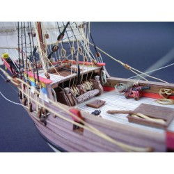 Cardboard sailship VOC "Duyfken"