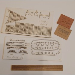 Wodnik / Meerman - laser engraved details
