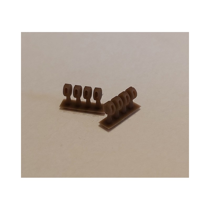 Single blocks 3 mm (brown resin)