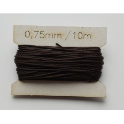 Thread 0,75 mm dark brown