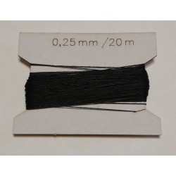 Thread 0,25 mm black